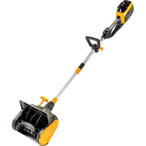 STIGA ST 300e Akku-Schneeschaufel - 48 V, bis zu 15 cm Tiefe, verstellbare Schnecke, Teleskopstiel (nur Gerät)