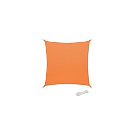 Voile d'ombrage 2x2m Auvent Résistante aux Imperméable pour Patio & Terrasse Jardin de Protection Solaire 90% Une Protection des Rayons UV avec Corde Libre Carré Orange (1/5)