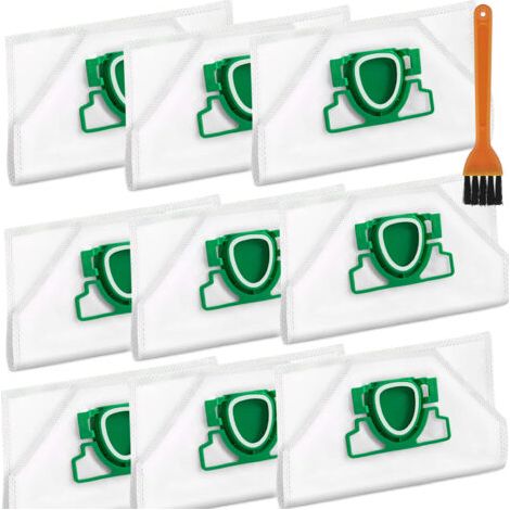 Sacs de rechange pour aspirateur Vorwerk Kobold VK200 / FP200 – Filtration 5 couches, avec brosse de nettoyage – Haute compatibilité et étanchéité améliorée (1/5)