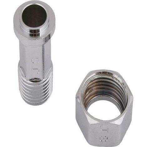 JS Wasserzähler-Verschraubung mit Plombiervorrichtung, Außengewinde 1/2'' x Innengewinde 3/4'', verchromt, Verpackungseinheit 1 Stück, 0022411550001 (1/2)