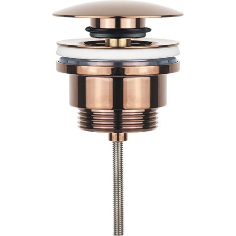 BONDE DE LAVABO UNIVERSEL CLIC-CLAC REA GOLD--or rose (1/3)