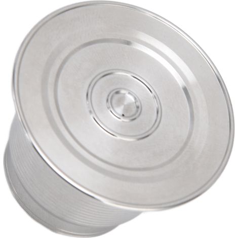 Filtre à capsules de café Nespresso rechargeable et réutilisable en acier inoxydable, avec goupillon et cuillère. (1/5)