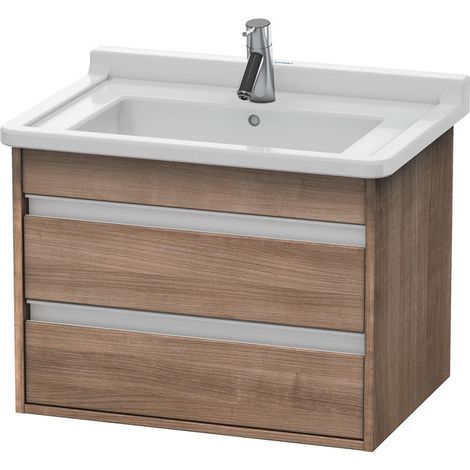 Duravit Ketho Vanity mobile da parete 6643, 2 cassetti, 650mm, per Starck 3, Colore (anteriore/corpo): Ciliegio del Ticino - KT664307373