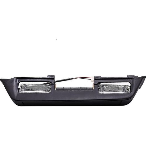 Lumière de plaque d'immatriculation arrière Mitsubishi Pajero – Plastique noir – Installation simple – Éclairage LED haute fiabilité (1/5)