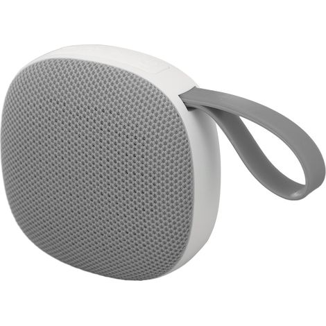 Enceinte de golf portable IPX6 étanche à l'eau et à la poussière, stéréo de qualité supérieure avec basses profondes, Bluetooth 5.3, aimant puissant, micro et dragonne inclus (gris). (1/5)
