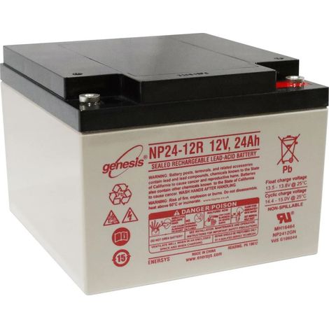 BATTERIE AGM VRLA PLOMB ETANCHE 12V - 24 Ah GENESIS