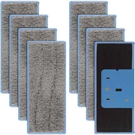 FENOPLASTICAL 8er-Pack waschbare Wischmopp-Pads für iRobot Braava Jet M6134, waschbare Wischmopps für iRobot Braava M6, wiederverwendbare Wischmopps (1/5)