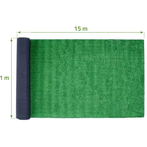 Kunstrasen ORSO 1m x 15m - 7mm