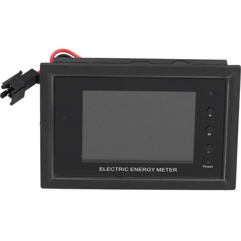 2,4-Zoll (6,1 cm) Farb-Digitalmultimeter: Voltmeter, Amperemeter, Wattmeter, Wechselstromprüfer 50–300 V, 0–100 A, 30 kW (1/5)
