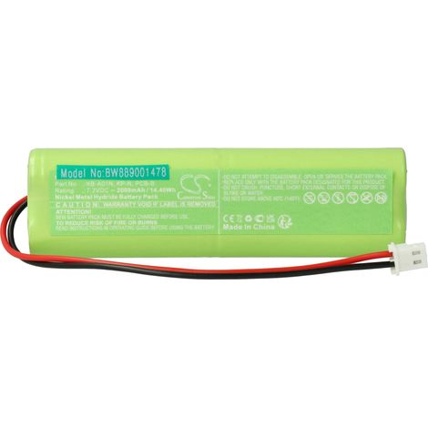 vhbw Akku kompatibel mit Kern CDS, CKE, DS, KB, PKS Waage (2000 mAh, 7,2 V, NiMH)