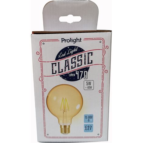 Ampoule Vintage Globe Ø95 LED E27 5W - PROFILE - Globe - LED - Ø95 - 5W - E27