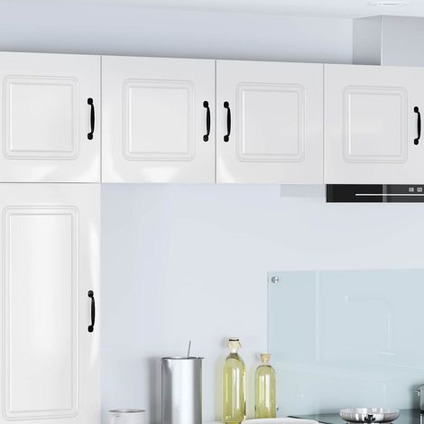 Küchenschrank Kalmar 2 pcs Hochglanz Weiß 40 x 31 x 40 cm
