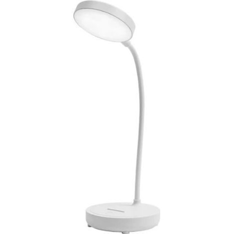 Petite lampe de bureau rechargeable USB, 3 modes de couleur, protection des yeux à intensité variable, pour étudier, lire et écrire (1/5)