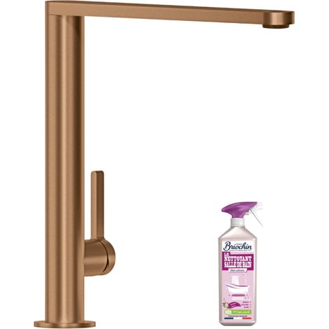 Robinet cuisine VILLEROY ET BOCH Finera bronze + nettoyant