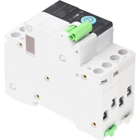 Circuit Breaker, Smart WiFi Circuit Breaker 16A 1P + N for Home