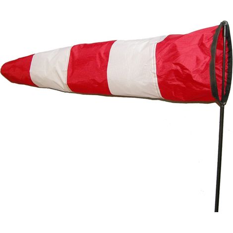Wolkenstürmer Westwind Windsock, 75 cm, Oggetto di Decorazione Marittima e suoneria a Vento per Giardino e Balcone, incl. Asta in vetroresina