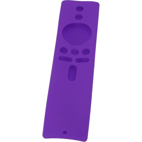 Housse de protection antidérapante en silicone pour Xiaomi Mi Box S et Mi TV Stick, violette