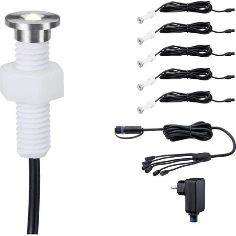 Paulmann Plug & Shine MicroPen II Argento Faretto da Esterno
