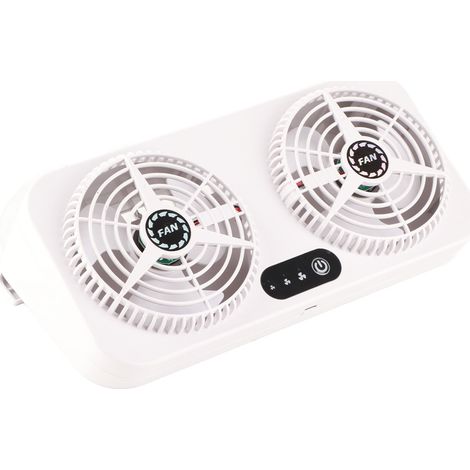Ventilateur de voiture professionnel à 3 vitesses, silencieux, avec alimentation USB, idéal pour la voiture et la maison. (1/5)