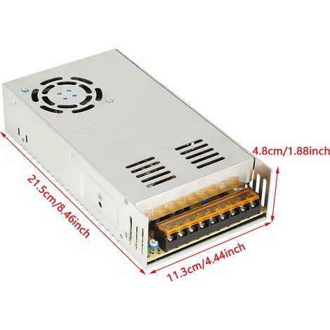 1 Stück Schaltnetzteil für Schrittmotortreiber, 110–220 V Eingang, 48 V DC, 12,5 A Ausgang (1/5)