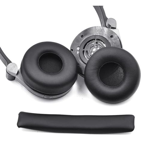 Coussinets d'oreille et bandeau pour JBL E40 / E40BT Noir (1/5)