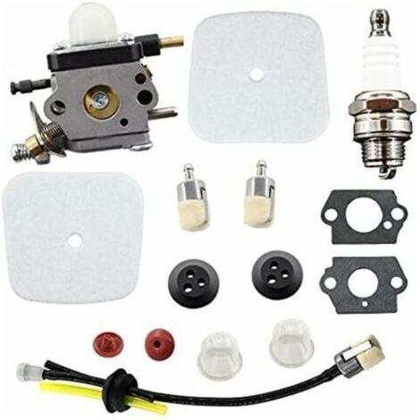 FENOPLASTICACarburateur de remplacement C1U-K17 C1U-K27 C1U-K54A C1U-K82 pour Mantis 2 temps 7222 7222E 7222M 7225 7230 7234 7240 7920 7924, avec filtres à air. (1/4)