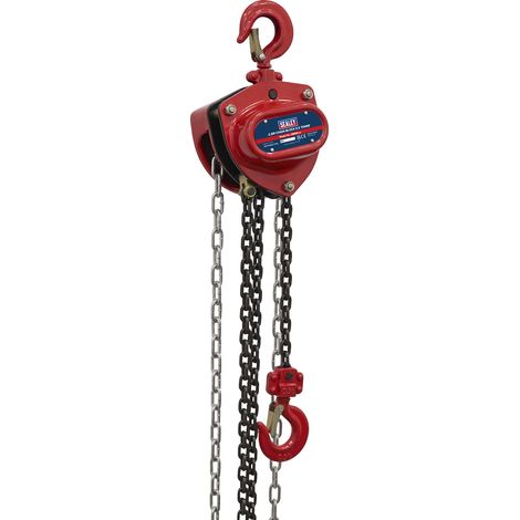 Sealey CB500 2.5m Chain Block 0.5 Tonne