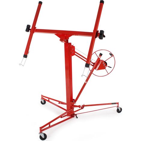 Lève-plaque plâtre XXL outils bricolage atelier 295 cm 68 kg max (1/5)