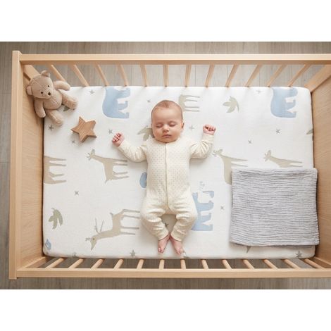 Materasso per culla Neonato Antisoffoco Certificato CertiPUR™ e OEKO-TEX® – 100% Made in Italy - Misura: 60X120 CULLETTA STANDARD