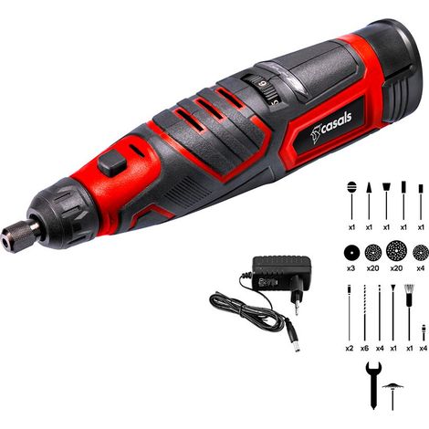 Casals Cmg1205Bc Mini Smerigliatrice Elettrica Nera 12V (1/5)