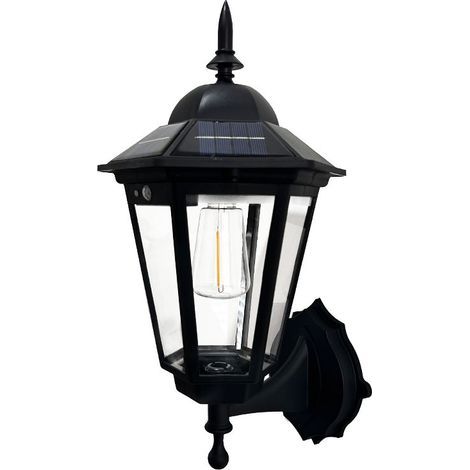 Wall light, waterproof outdoor wall light, solar lamp, suitable for the walkway of the garden pavilion of the villa (1/5)