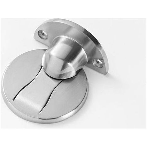 Butée Porte Magnétique, Butée Porte Support Loquet Butoir Porte Métal, 304 Acier Inoxydable Résistant(2pcs,acier brossé) (1/5)