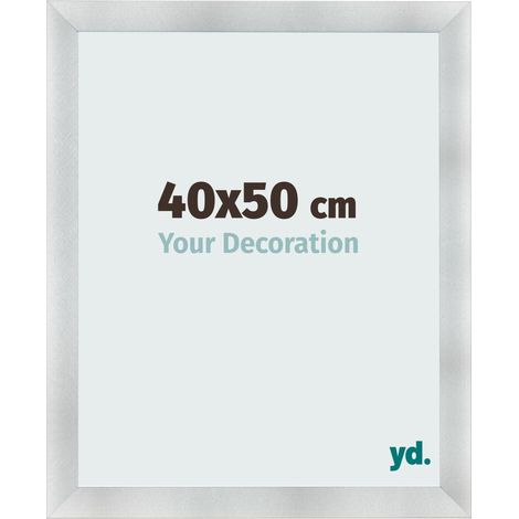 yd. - Cadre photo 40x50 - Aluminium Brosse - MDF - Pisa (1/5)
