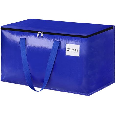 Lot de 1 Sac de Rangement pour Déménagement 69 x 33 x 40 cm – Très Grande Taille – Poignées Renforcées – Pour Vêtements et Dortoir (1/5)