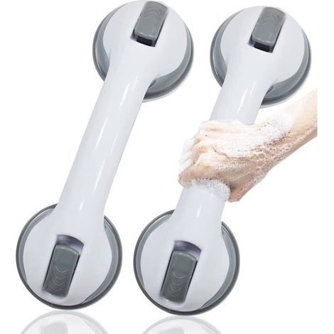 Haltegriffe für die Badewanne – Noname – 2er-Set – Rutschfest – Saugnapf – Kein Bohren erforderlich (1/4)