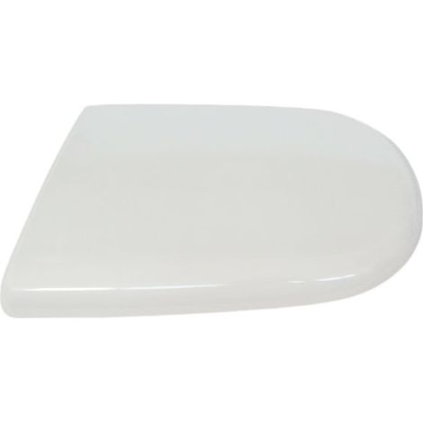 Asiento de inodoro MKW para Roca Giralda, duroplast, cierre suave, antibacteriano, blanco, extraíble, montaje superior. (1/5)