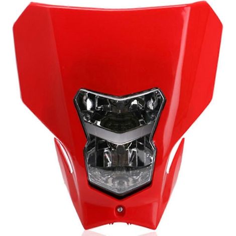 Phare halogène rouge pour moto, avec masque de carénage et feu de jour (DRL) pour CRF450L et 450XR (1/5)