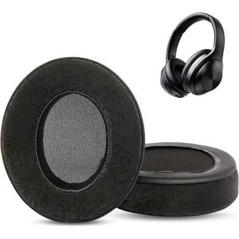 Coussinets d'oreille de rechange en cuir protéiné et mousse à mémoire de forme, compatibles avec les casques à réduction de bruit active 002 (1/4)