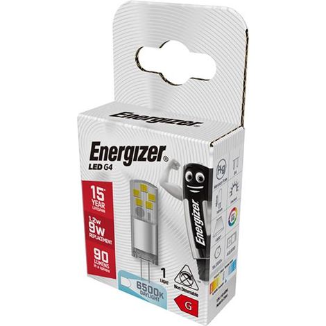 Energizer S18745 LED G4 90 Lumens 1.2W 6500K S18745 ENG6612
