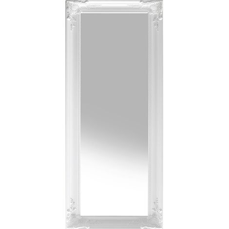 Espejo de pared blanco con marco decorativo estilo francés clásico Vars