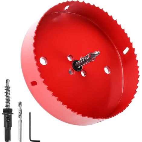 Scie Cloche Bi-Métal Ø 155 mm avec foret de Centrage pour Perçage de Trous 6" (1/5)
