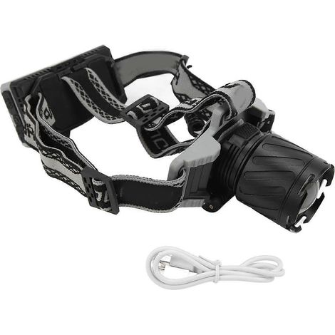 Lampe frontale rechargeable USB 2024XHP99 avec zoom télescopique à 9 faisceaux et LED ultra-lumineuse (1/5)