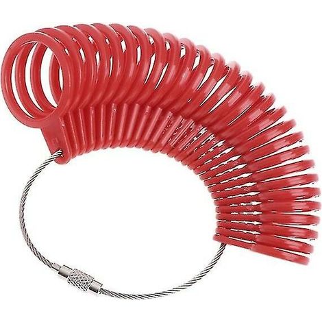 Ring Sizer Measuring Tool Finger Ring Size Gauge Ring Mandrel Standard Size Tool (1/4)