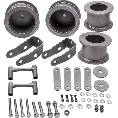 Kit de nivelación, elevación delantera de 3" y trasera de 3", compatible con Jeep Wrangler JK 2007-2018, material de alto rendimiento, peso 9000 g. (1/4)