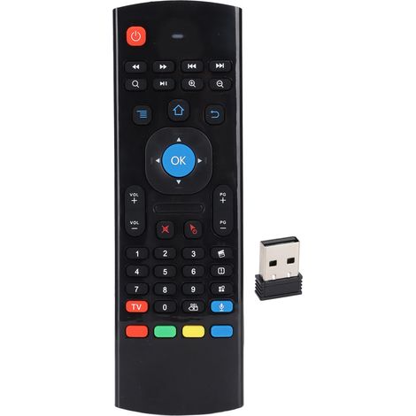 MX3 2,4-GHz-Smart-Funkfernbedienung mit Spracherkennung für Android und Windows XP, USB-kompatibel (1/5)