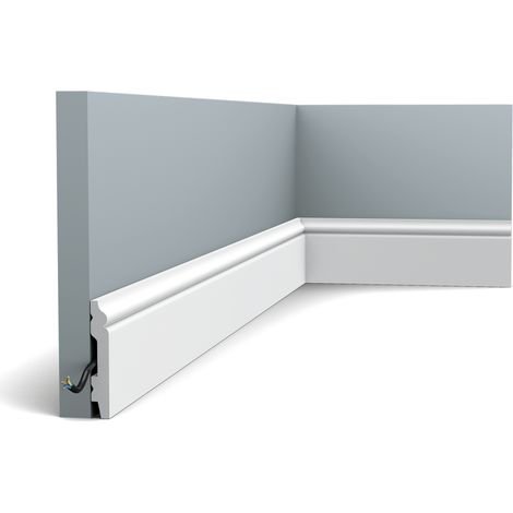 Battiscopa SX165 elegante e classico con curve morbide (1/3)