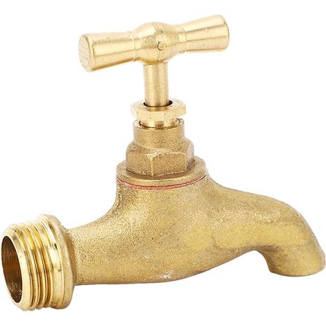 Robinet d'arrêt G1/2 pouce pour système d'arrosage, vanne d'irrigation filetée pour tuyau de jardin (1/5)