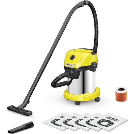 Karcher WD 3 S V-17/4/20 Aspirateur Industriel Noir 17L (1/3)