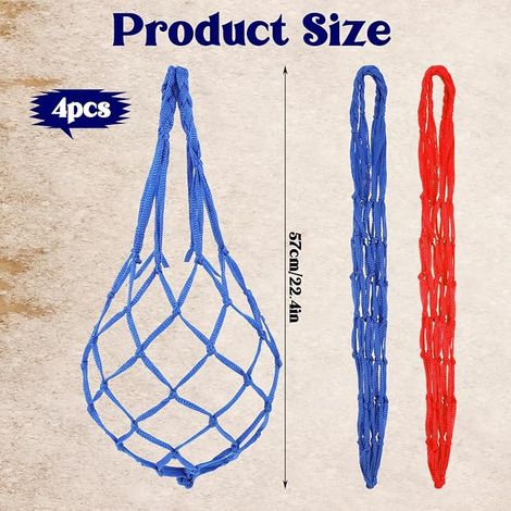 Hanging Chicken Feeder Net Food Dispenser for Chicken Fruit Vegetable Accessories for Ducks, Geese, Birds (1/4)