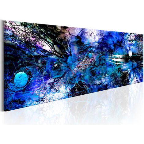 Quadro - Blue Artistic Chaos - 135x45 (1/4)